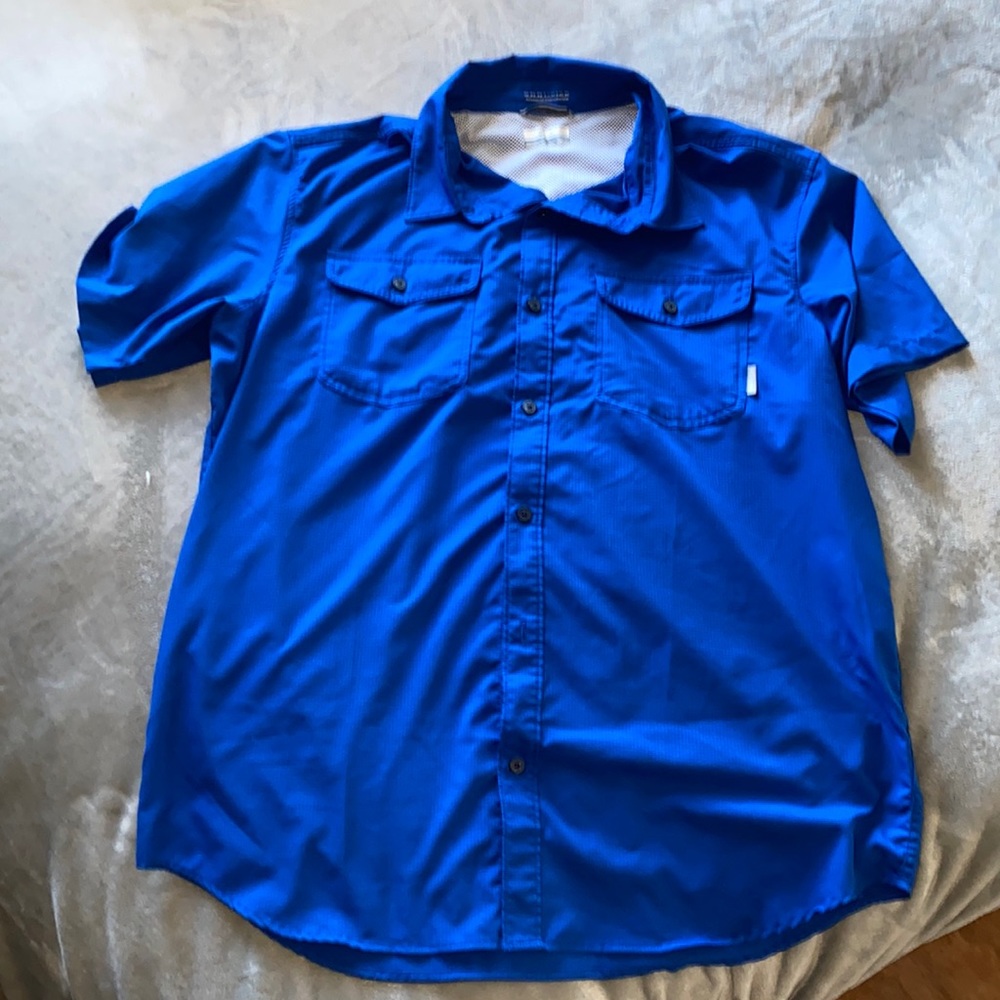 Mens Omni-wick fishing polo